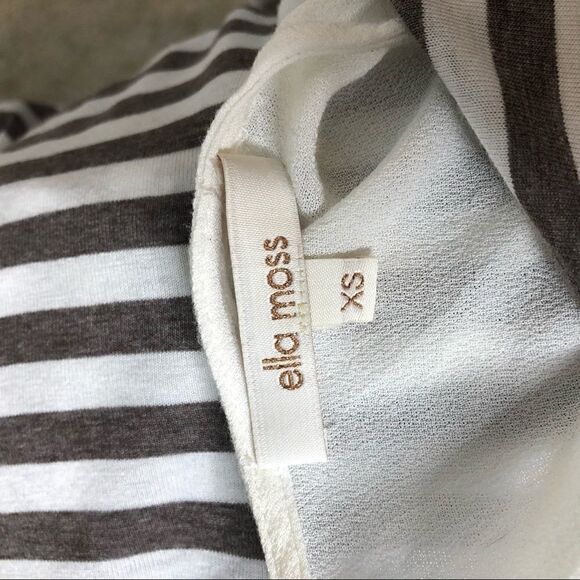 Ella Moss Striped T-shirt EUC XS - Picture 6 of 7